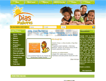 Tablet Screenshot of diasmelhores.org.br
